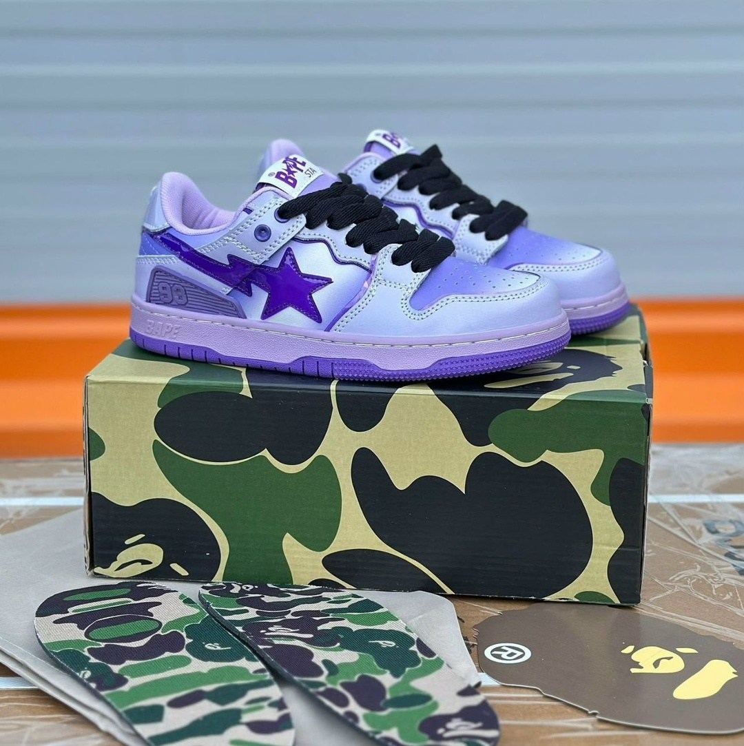 кроссовки bape,кроссовки bape sta,кроссовки bape sta фиолетовые,кроссовки,фиолетовые кроссовки