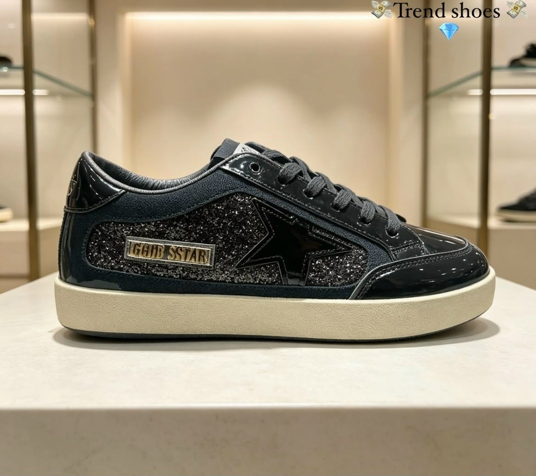 , женская,голден гус кеды черные,кеды golden goose,женские кроссовки
