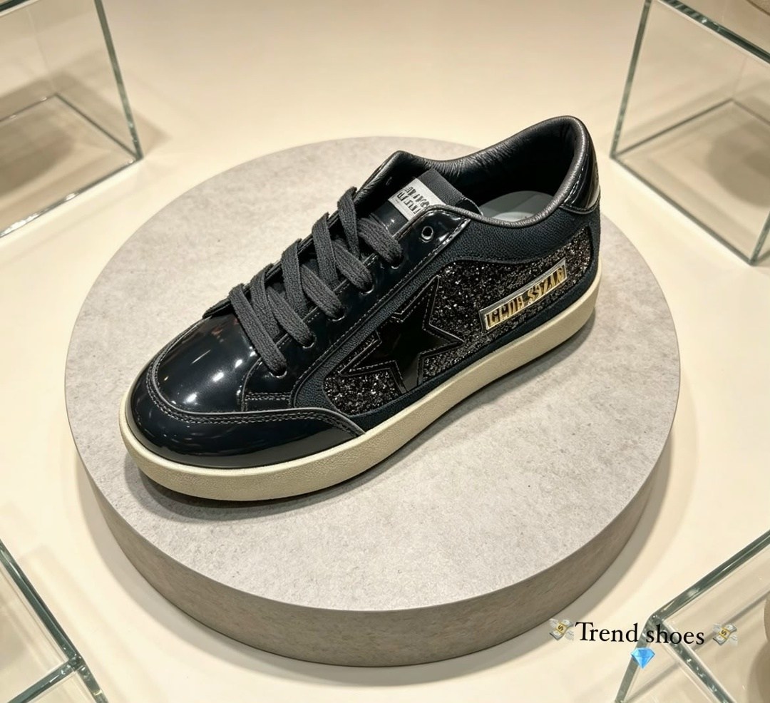 , женская,голден гус кеды черные,кеды golden goose,женские кроссовки