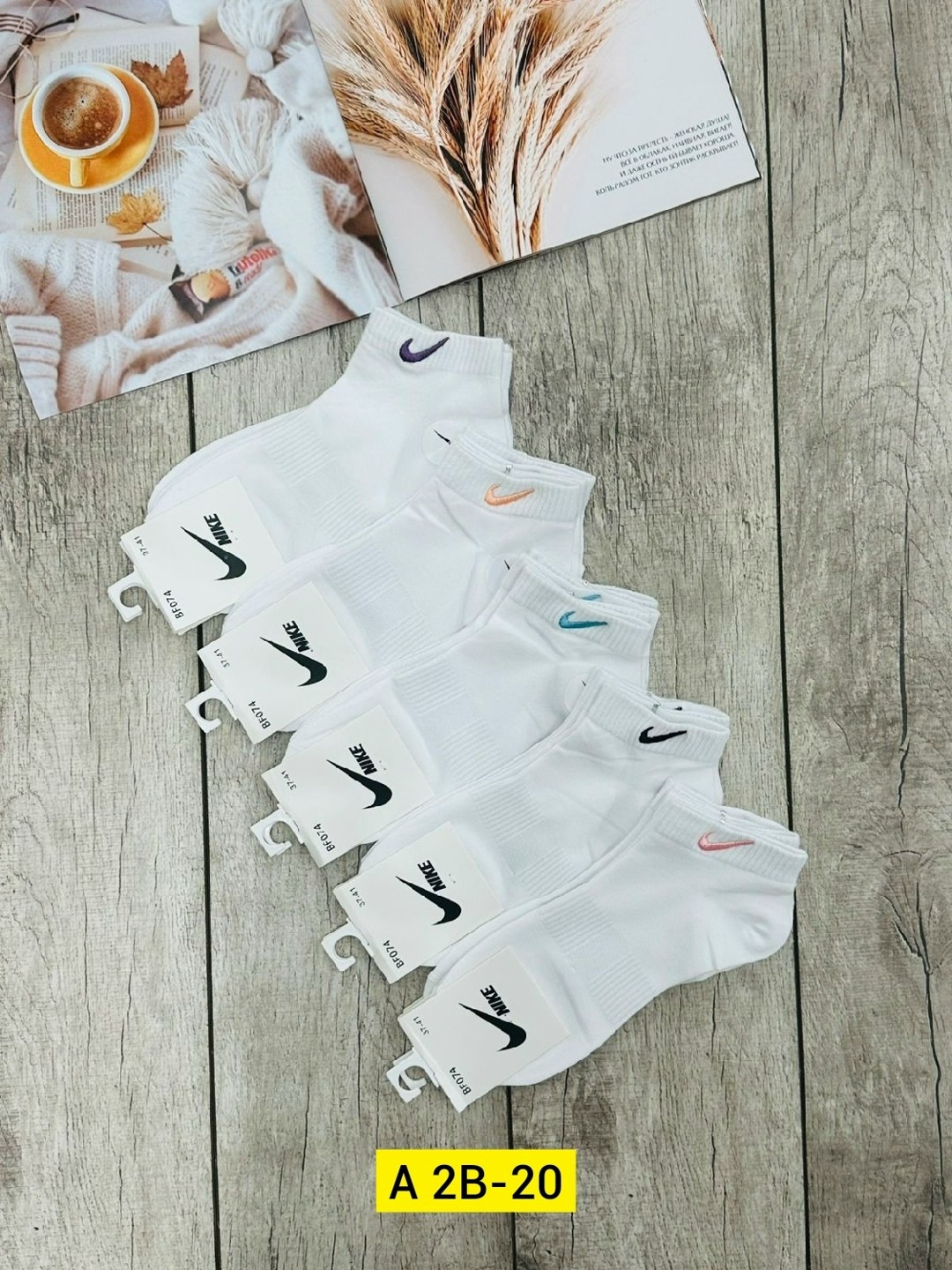 комплект носков женских nike sport socks белых 36-41,комплект носки женские,носки женские nike,носки женские 10 пар,женские носки
