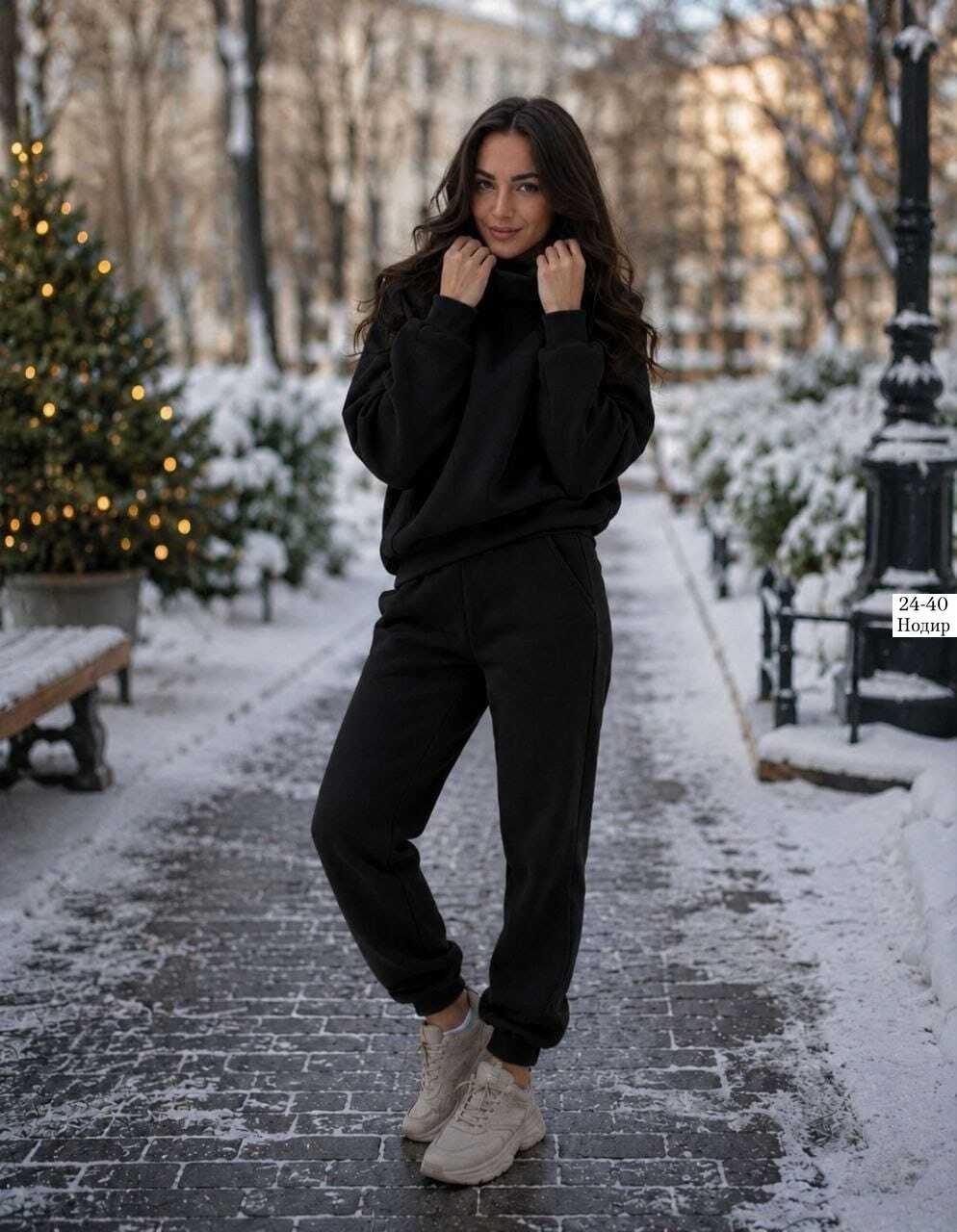 костюм с начесом стиль oversize - xxi - изумрудный,костюм на флисе,костюм спортивный арт. 24-0018 изумрудный для женщин,женский костюм на флисе,cпортивный костюм теплый с начесом