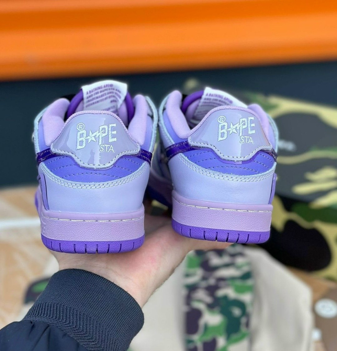 кроссовки bape,кроссовки bape sta,кроссовки bape sta фиолетовые,кроссовки,фиолетовые кроссовки