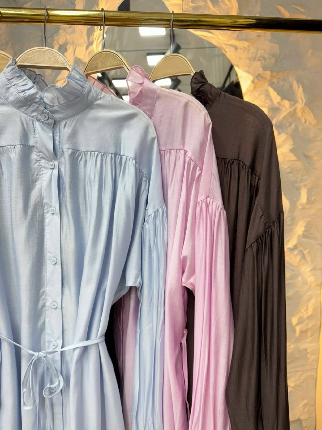 рубашка блузка из органзы miumiu cool casual wear,рубашка блузка из органзы miumiu cool casual wear цвет горький шоколад,элегантная блузка,eola 2936 шоколад блуза,шелковая блузка