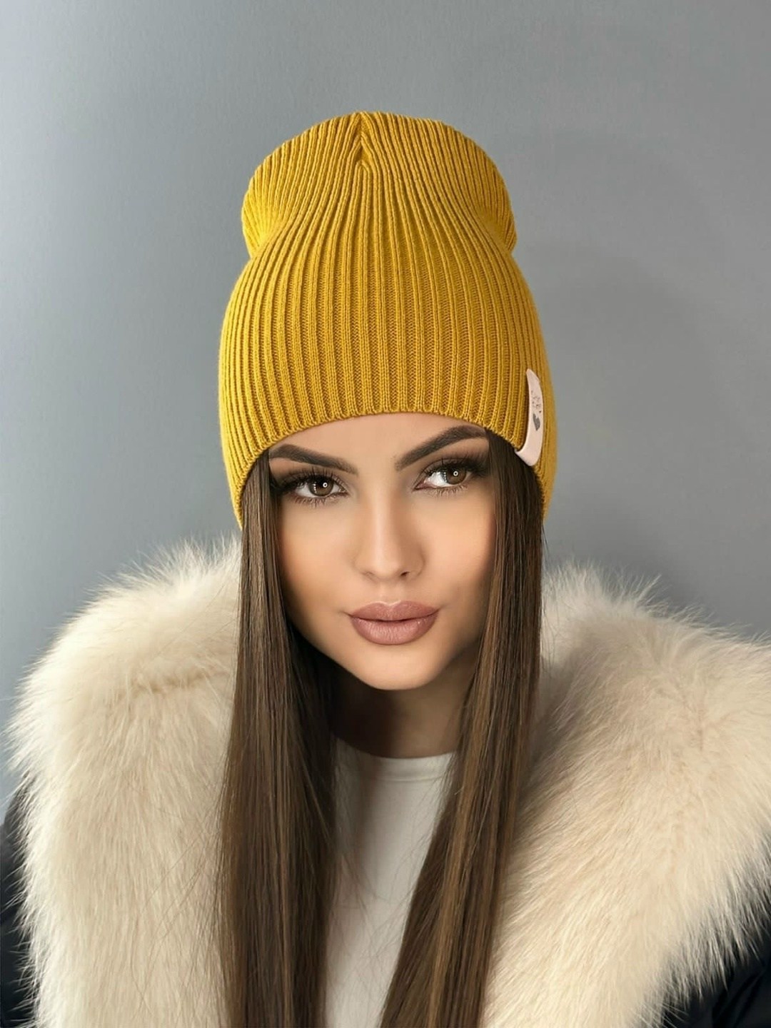 женская шапка,шапка бини утепленная на флисе t&d fashion,шапка,шапка зимняя бини,шапка