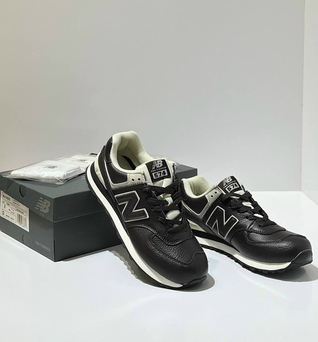кроссовки new balance 574,new balance 574 кожаные,кроссовки new balance,нью бэланс 574 черные кожаные,кроссовки new balance 574 leather black