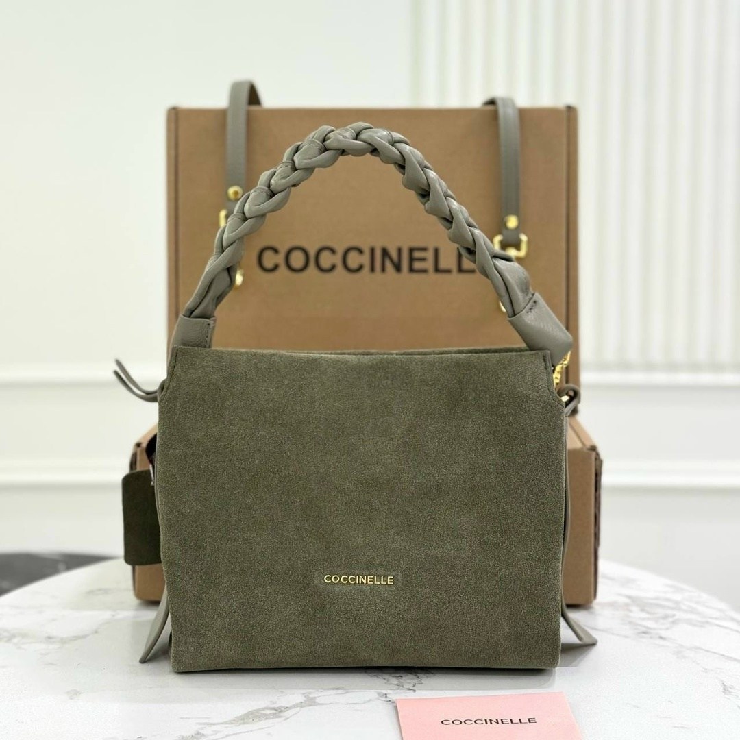 сумка coccinelle,сумка coccinelle натуральная замша,сумка женская brand-on из натуральной кожи и замши,женская сумка в стиле coccinelle замша натуральная+ кожа натуральная,сумка замшевая coccinelle