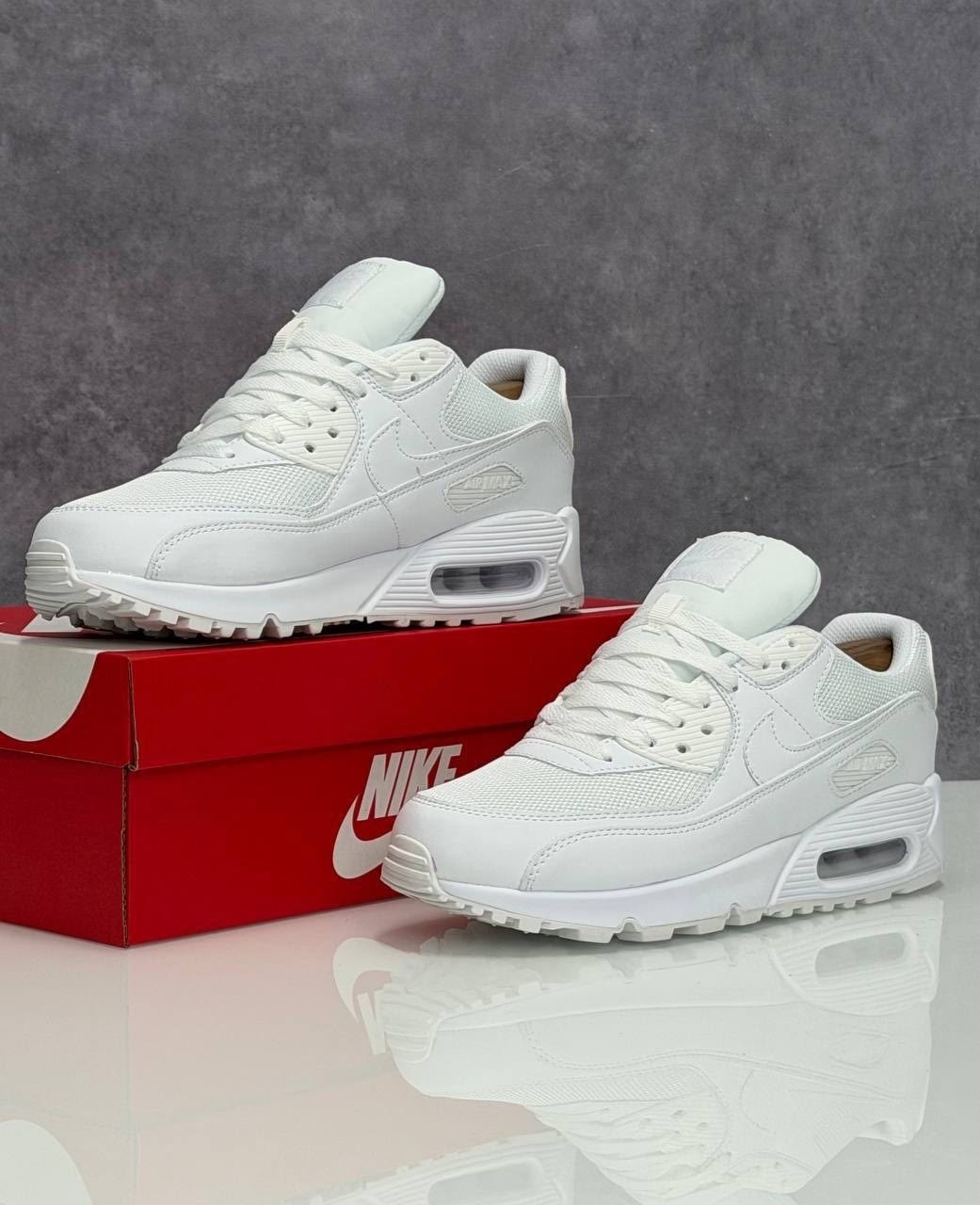 кроссовки nike air max 90 белые,кроссовки,nike air max 90 white,nike air max 90 triple white,nike air max 90 leather