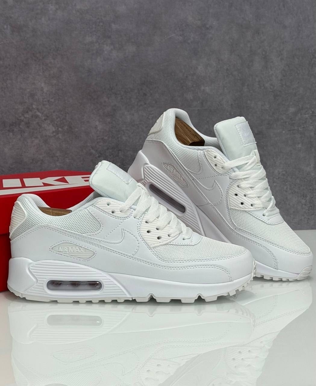 кроссовки nike air max 90 белые,кроссовки,nike air max 90 white,nike air max 90 triple white,nike air max 90 leather