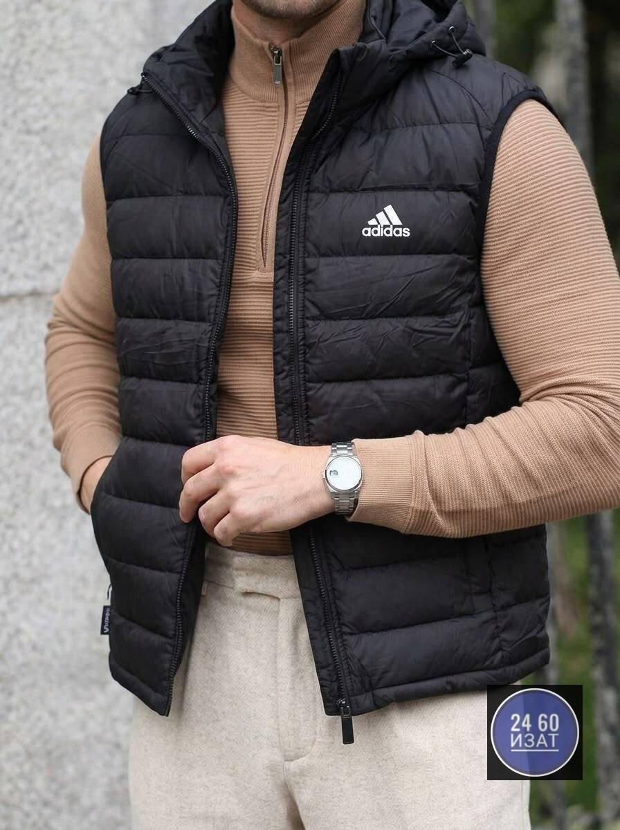 жилетка adidas,жилет утепленный adidas,жилетка теплая adidas,осенняя жилетка мужская адидас,жилетка мужская