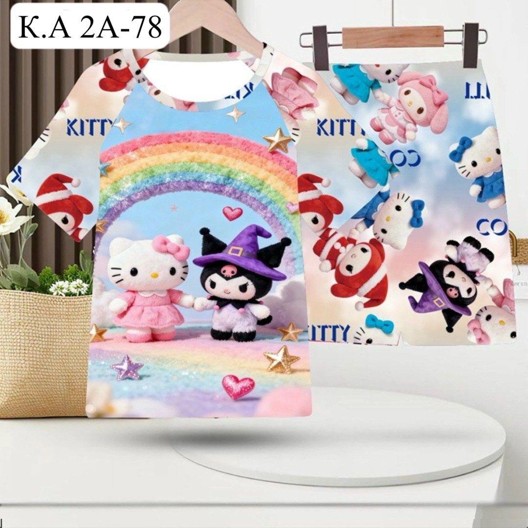 детские пижамные комплекты disney,детская пижама disney,пижама для девочек,комплект пижама,детская летняя пижама