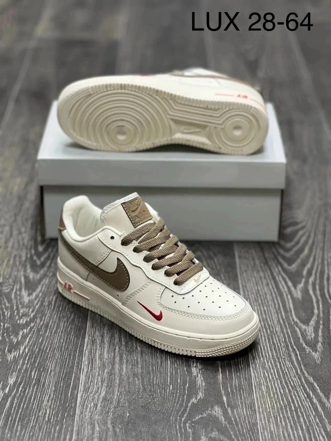 кроссовки nike air force,кроссовки nike air force 1,,мужская  кроссовки,кроссовки nike air force 1 low premium white brown