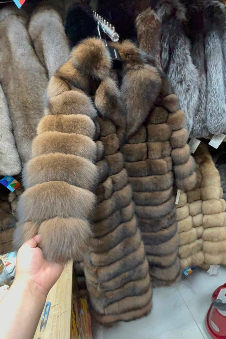 шуба из песца под соболь,шуба из песца,шуба песец под соболь,шуба соболь,шуба из куницы тор тор