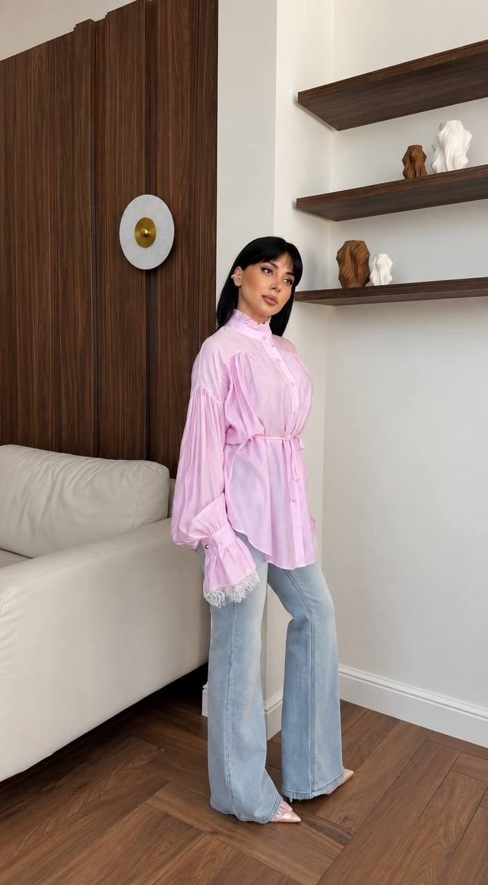 рубашка блузка из органзы miumiu cool casual wear,рубашка блузка из органзы miumiu cool casual wear цвет горький шоколад,элегантная блузка,eola 2936 шоколад блуза,шелковая блузка