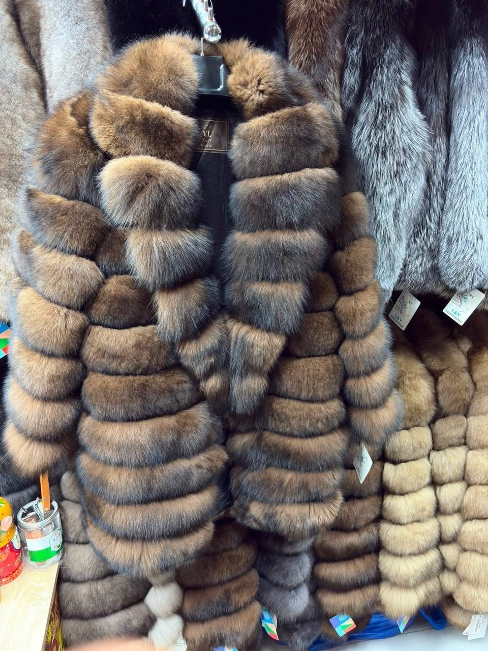 шуба из песца под соболь,шуба песец под соболь,шуба из песца,шуба трансформер из песца,песец шуба