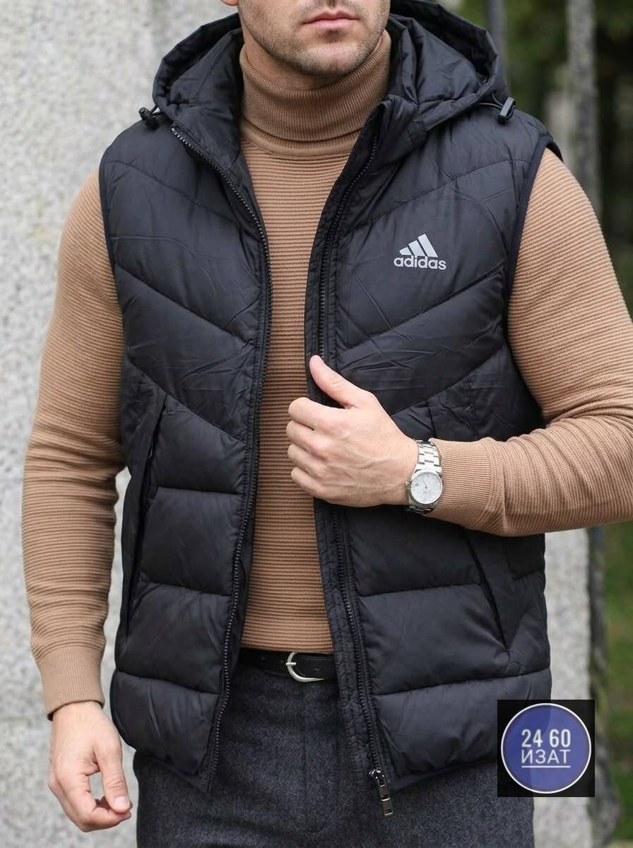 жилетка adidas,жилет утепленный adidas,жилетка теплая adidas,осенняя жилетка мужская адидас,жилетка мужская