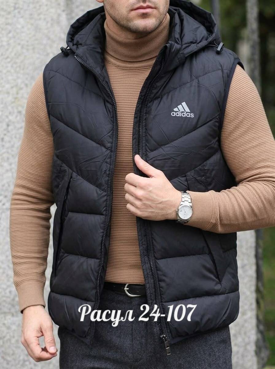 жилет мужской,жилетка мужская,утепленный жилет adidas,жилет мужской утепленный,безрукавка мужская
