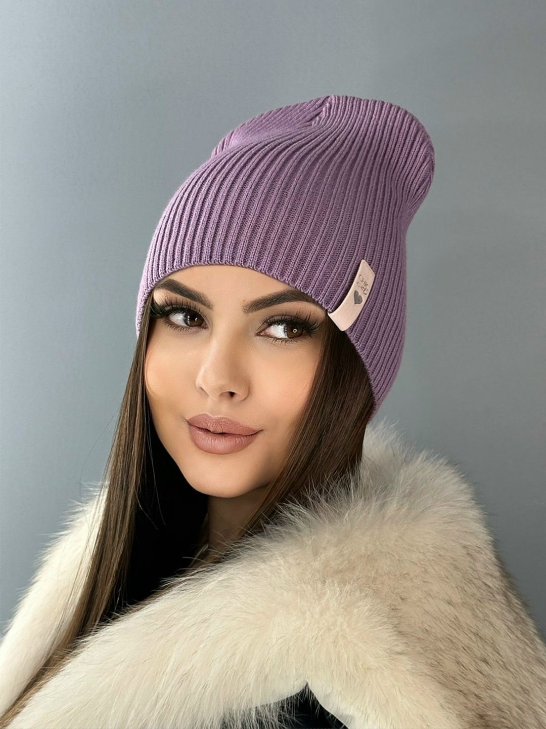 женская шапка,шапка бини утепленная на флисе t&d fashion,шапка,шапка зимняя бини,шапка