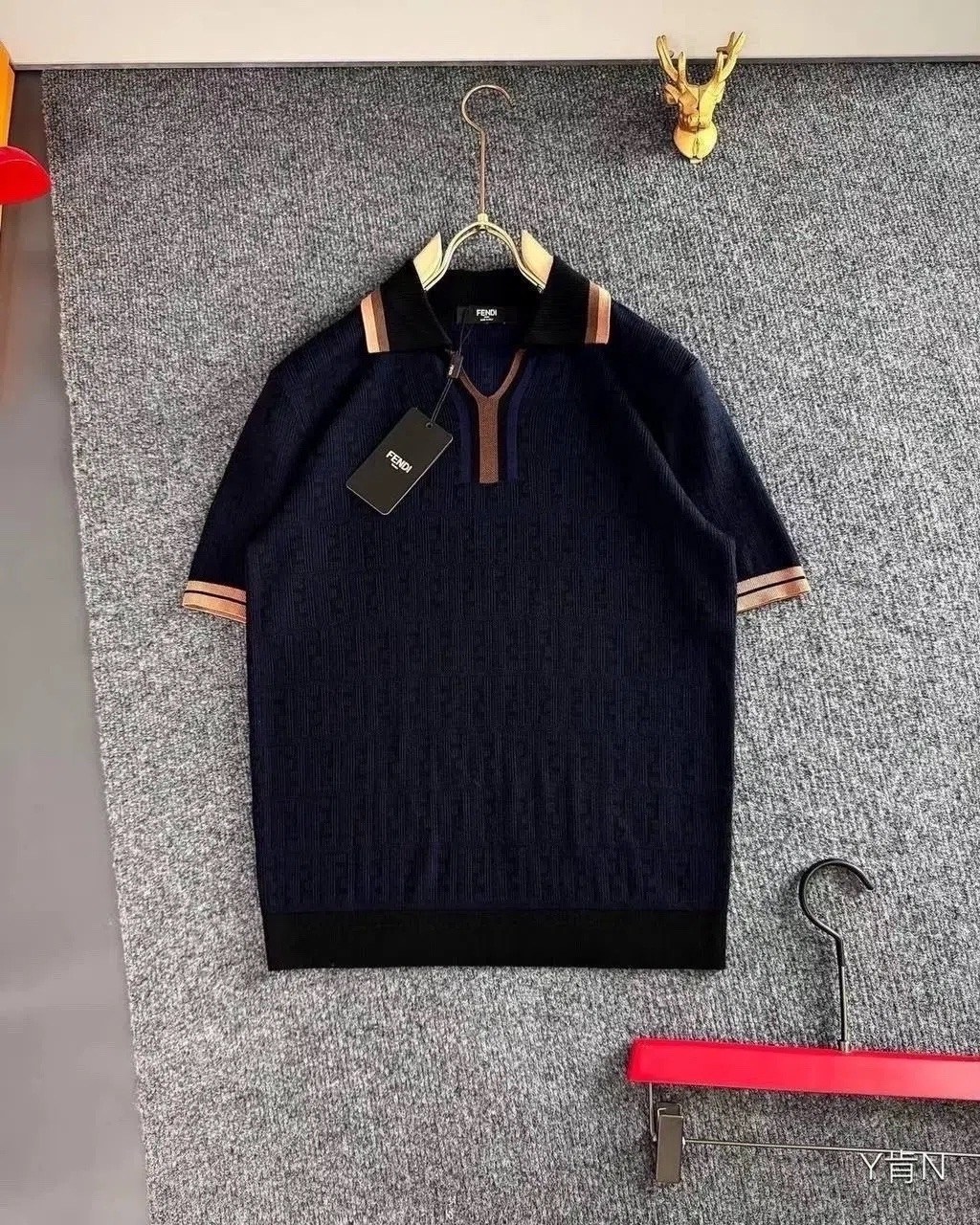 мужская мода,мужская кофта,поло fendi,одежда и аксессуары,поло свитер