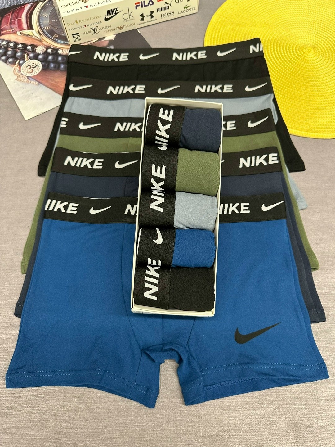 комплект трусов nike,комплект трусов боксеры nike,мужские трусы nike,мужские трусы найк,набор мужских трусов nike 5 штук