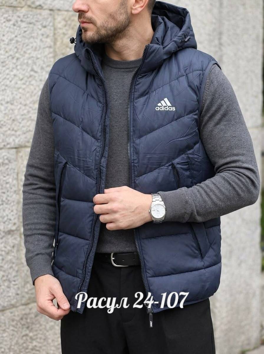 жилет мужской,жилетка мужская,утепленный жилет adidas,жилет мужской утепленный,безрукавка мужская