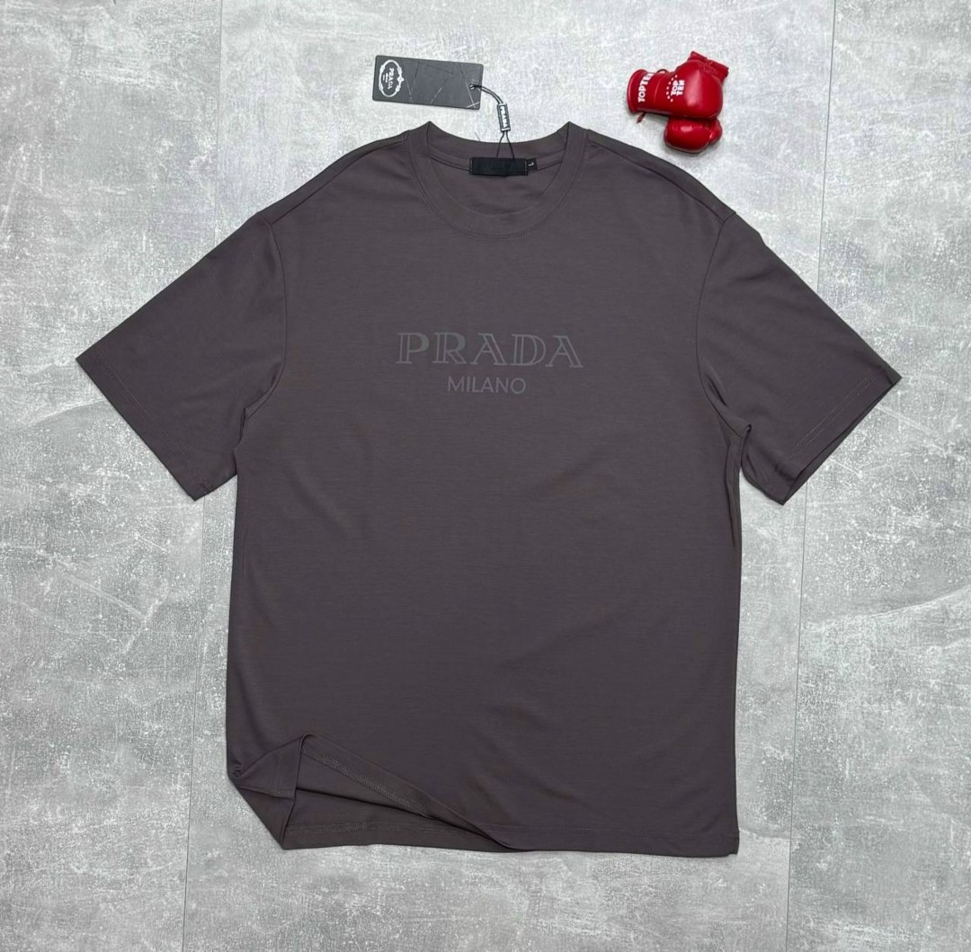 футболка prada milano мужская,футболка prada,футболки для мужчин,мужской футболка,футболка мужская белая
