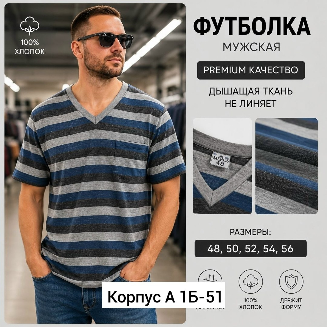 футболка мужское,футболка мужская 100 хлопок,футболка мужская базовая,мужская мода,футболка мужская в синюю широкую полоску