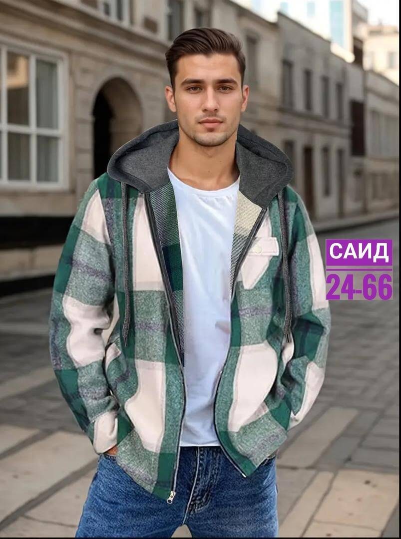 модные куртки мужские,рубашка с капюшоном,куртка в клетку,куртка рубашка мужская,куртка мужская с капюшоном