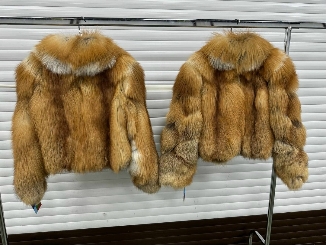 полушубок из лисы "огневка",полушубок из лисы,шуба из лисы,шуба из натурального меха красной лисы,женская шуба из лисьего меха