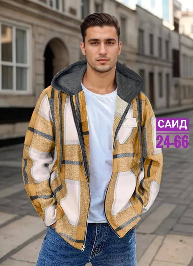 модные куртки мужские,рубашка с капюшоном,куртка в клетку,куртка рубашка мужская,куртка мужская с капюшоном