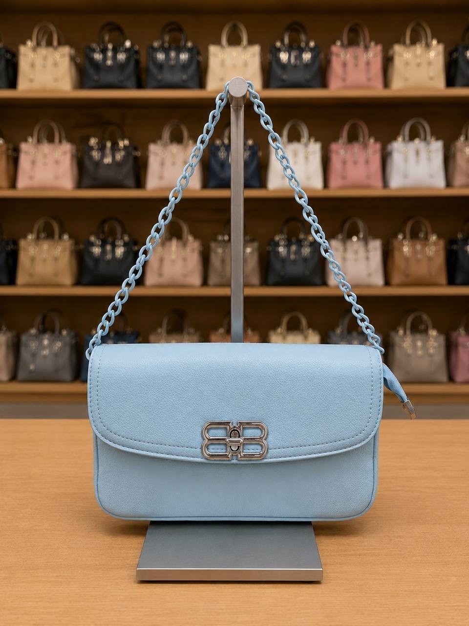 сумка женская balenciaga,сумка balenciaga,сумка через плечо на мягкой цепочке в стиле balenciaga bb,сумка balenciaga из воловьей кожи 24см*15см,сумка женская balenciaga натуральная кожа