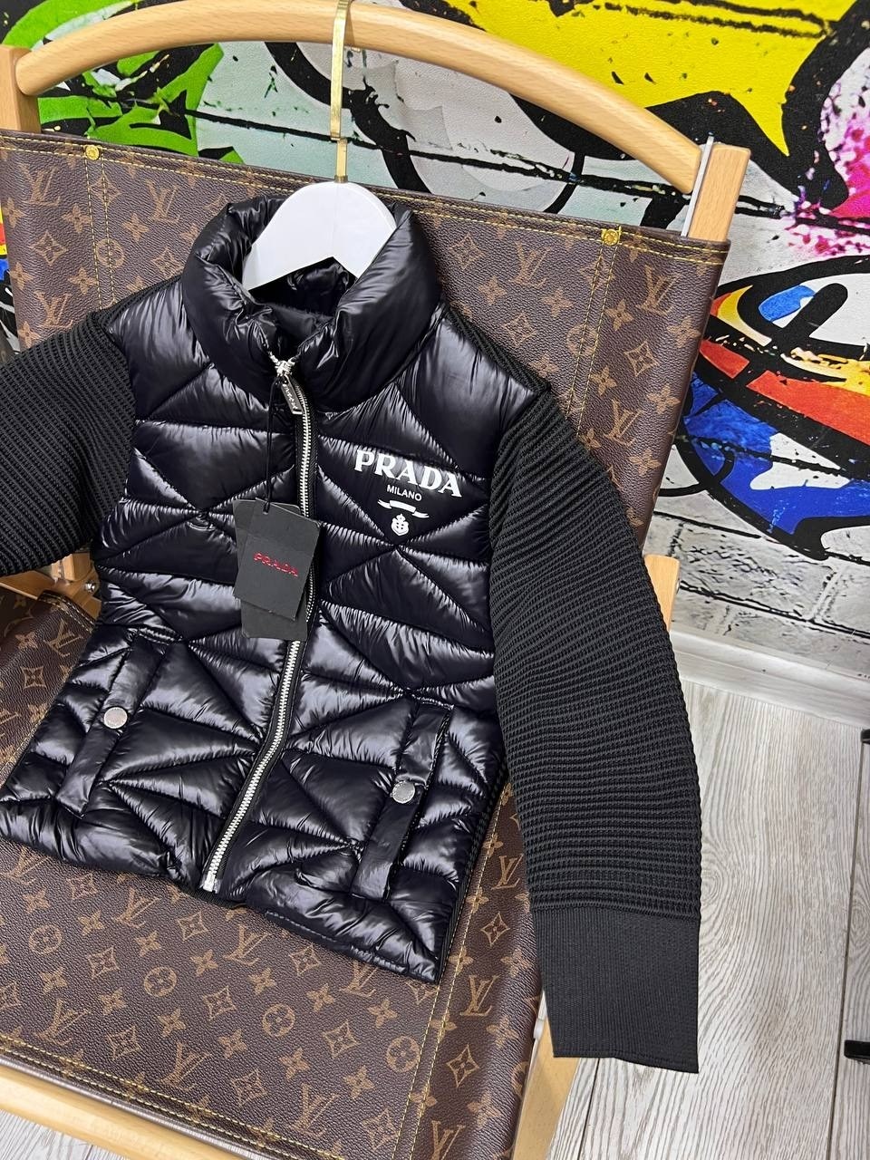 пуховик мужской moncler,пуховик prada,prada куртка,куртка теплая,куртка moncler