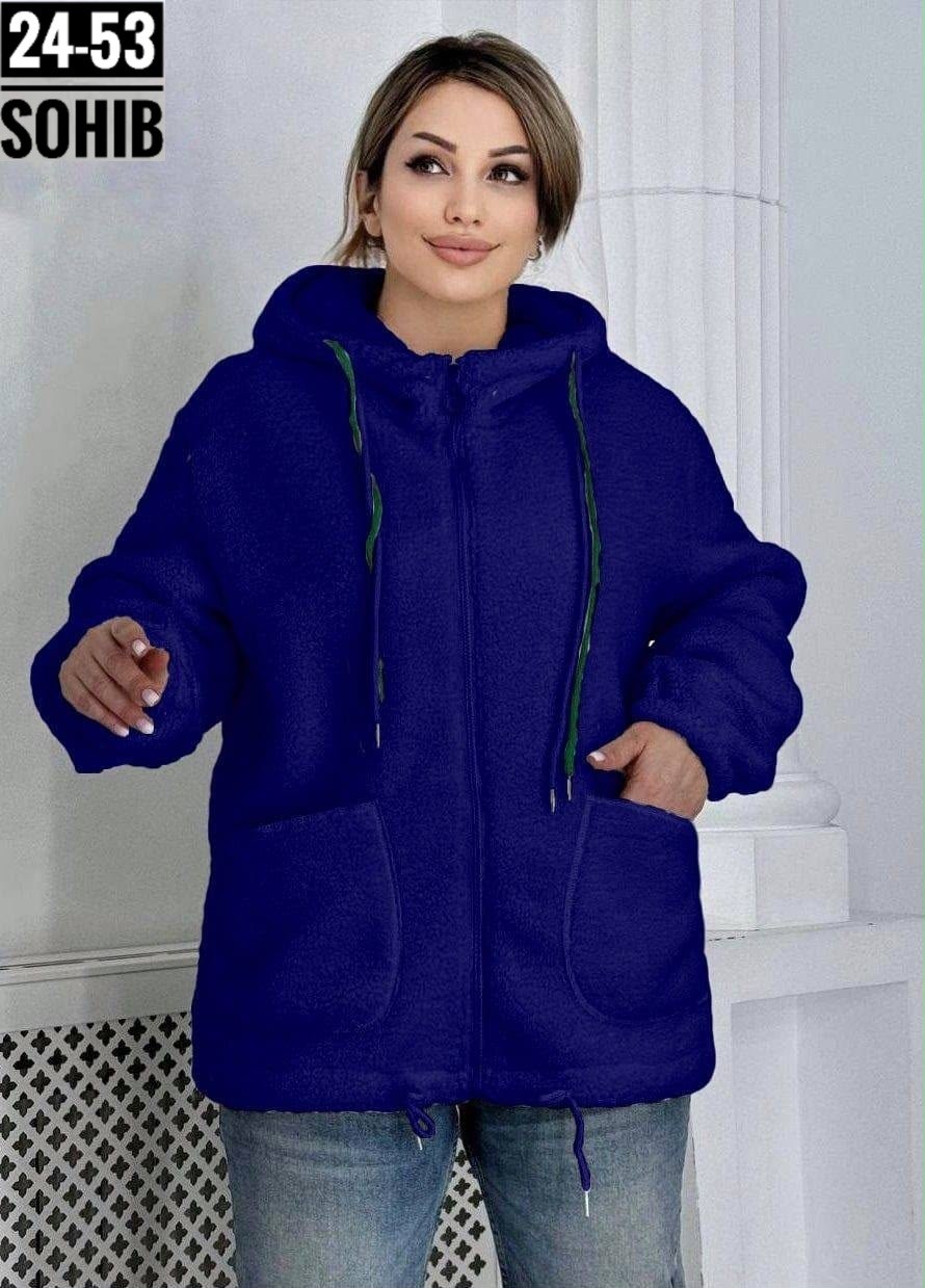 куртка барашка,толстовка больших размеров для женщин,куртка 11moda,куртка,толстовка теплая
