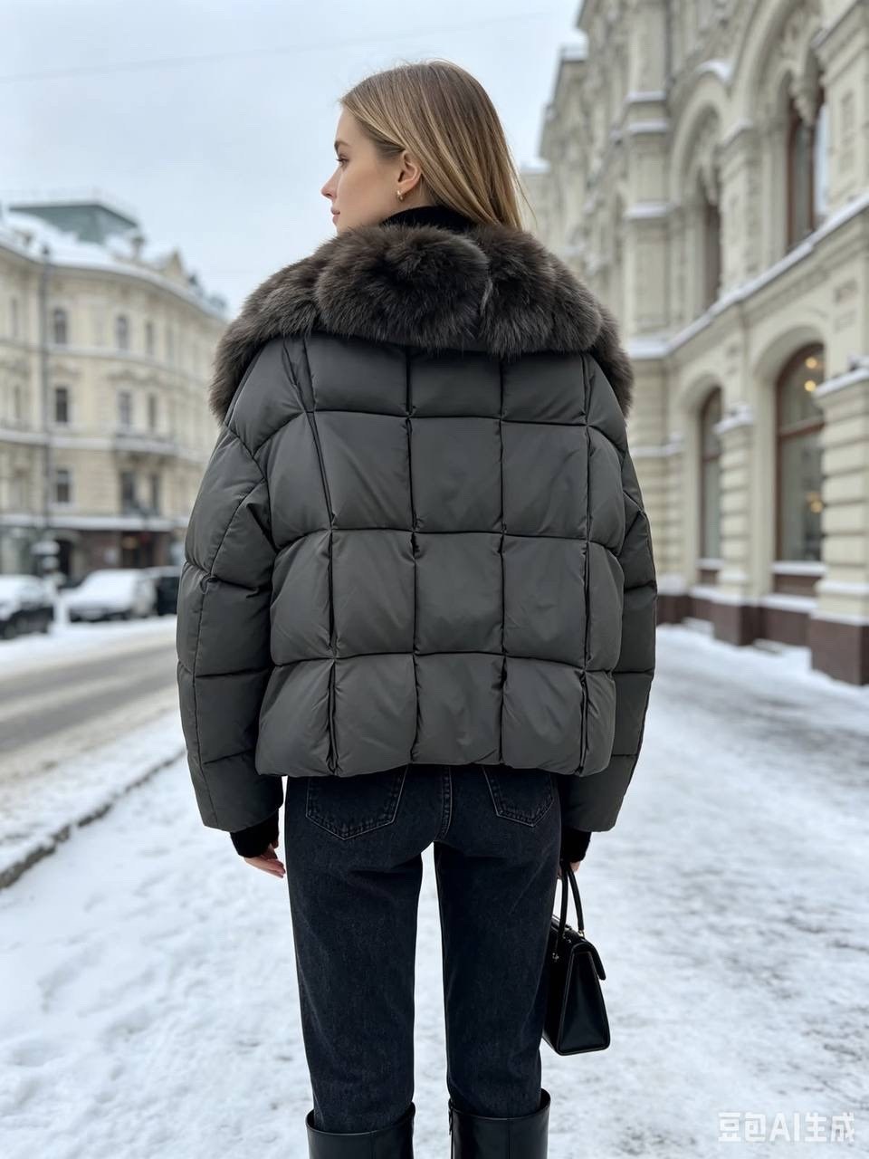 женские пуховики,короткий пуховик,пуховик с натуральным мехом,пуховик,пуховик с мехом