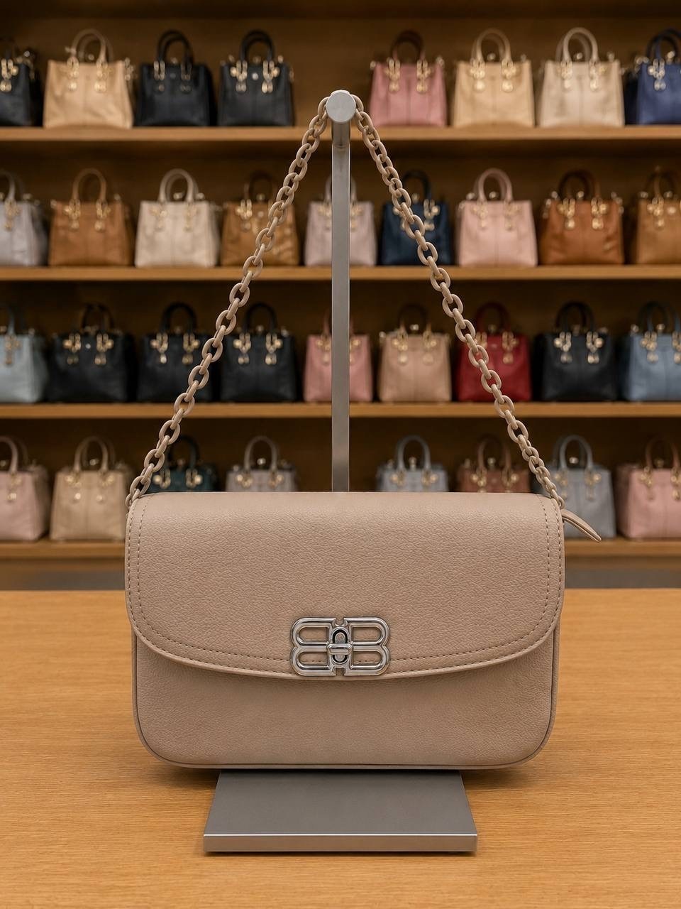 сумка женская balenciaga,сумка balenciaga,сумка через плечо на мягкой цепочке в стиле balenciaga bb,сумка balenciaga из воловьей кожи 24см*15см,сумка женская balenciaga натуральная кожа