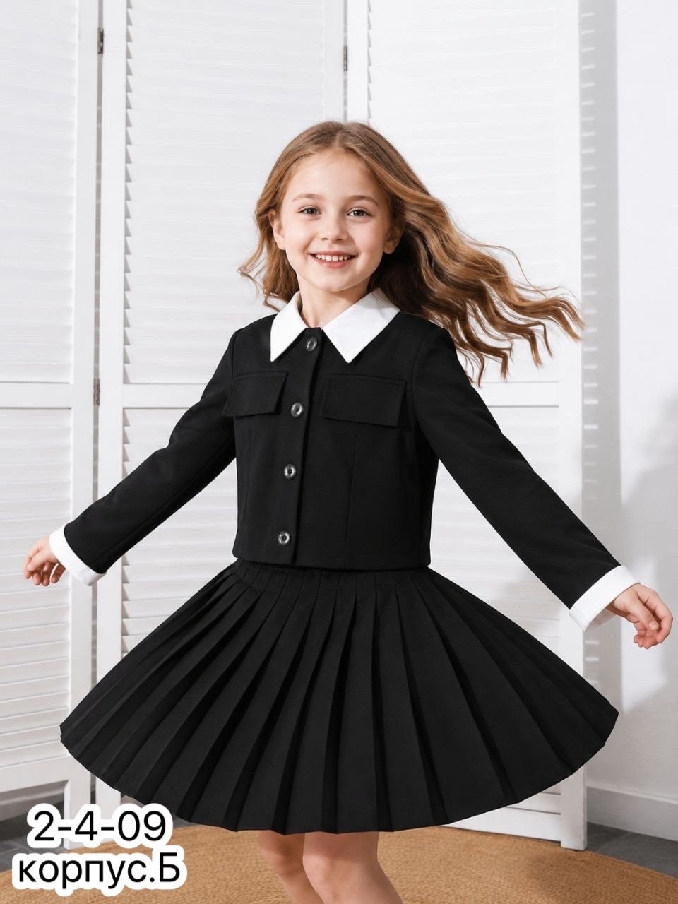 школьный костюм двойка с юбкой и укороченным пиджаком sheng yuan fashion,костюм школьный,школьная форма костюм,пиджак школьный для девочек,костюм школьный для девочек