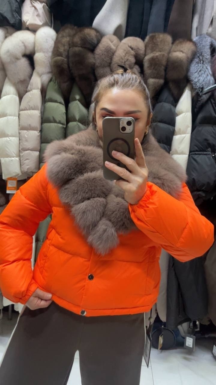 пуховик с натуральным мехом,пуховик с мехом,куртка пуховик с натуральным мехом,куртка с мехом,женский пуховик с натуральным мехом