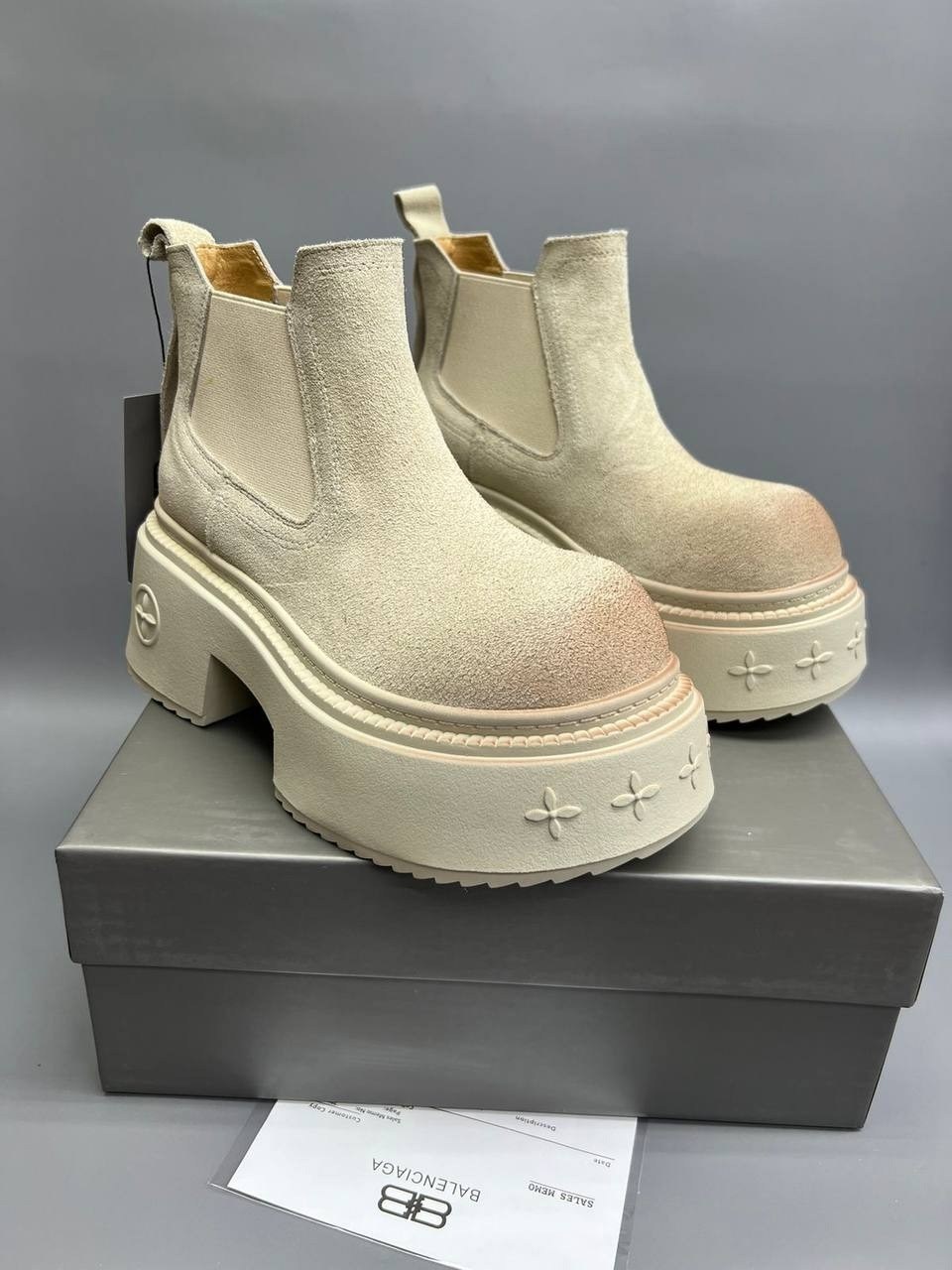 ,ботинки на высокой подошве balenciaga вх40, женская,ботинки brunello cucinelli,ботинки на високий подошва balenciaga