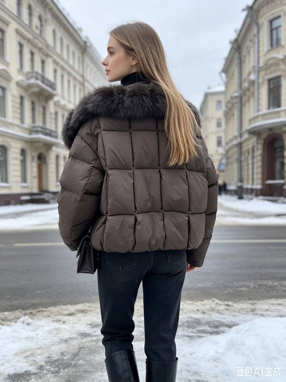 женские пуховики,короткий пуховик,пуховик с натуральным мехом,пуховик,пуховик с мехом