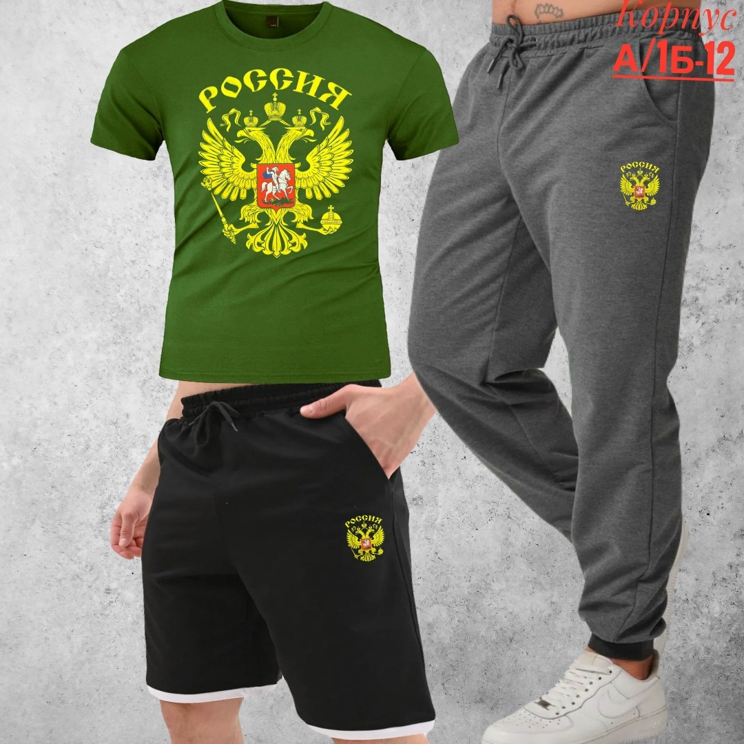 костюм спортивный мужской,костюм россия мужской,футболка с гербом,костюм для мужчин,костюм россии