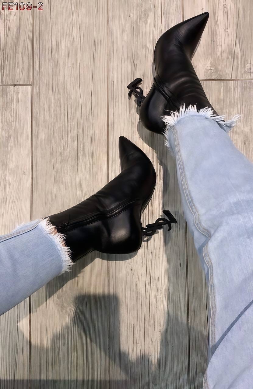,женские ботильоны,ботильоны saint laurent,стильные ботильоны,ботильоны лаковые
