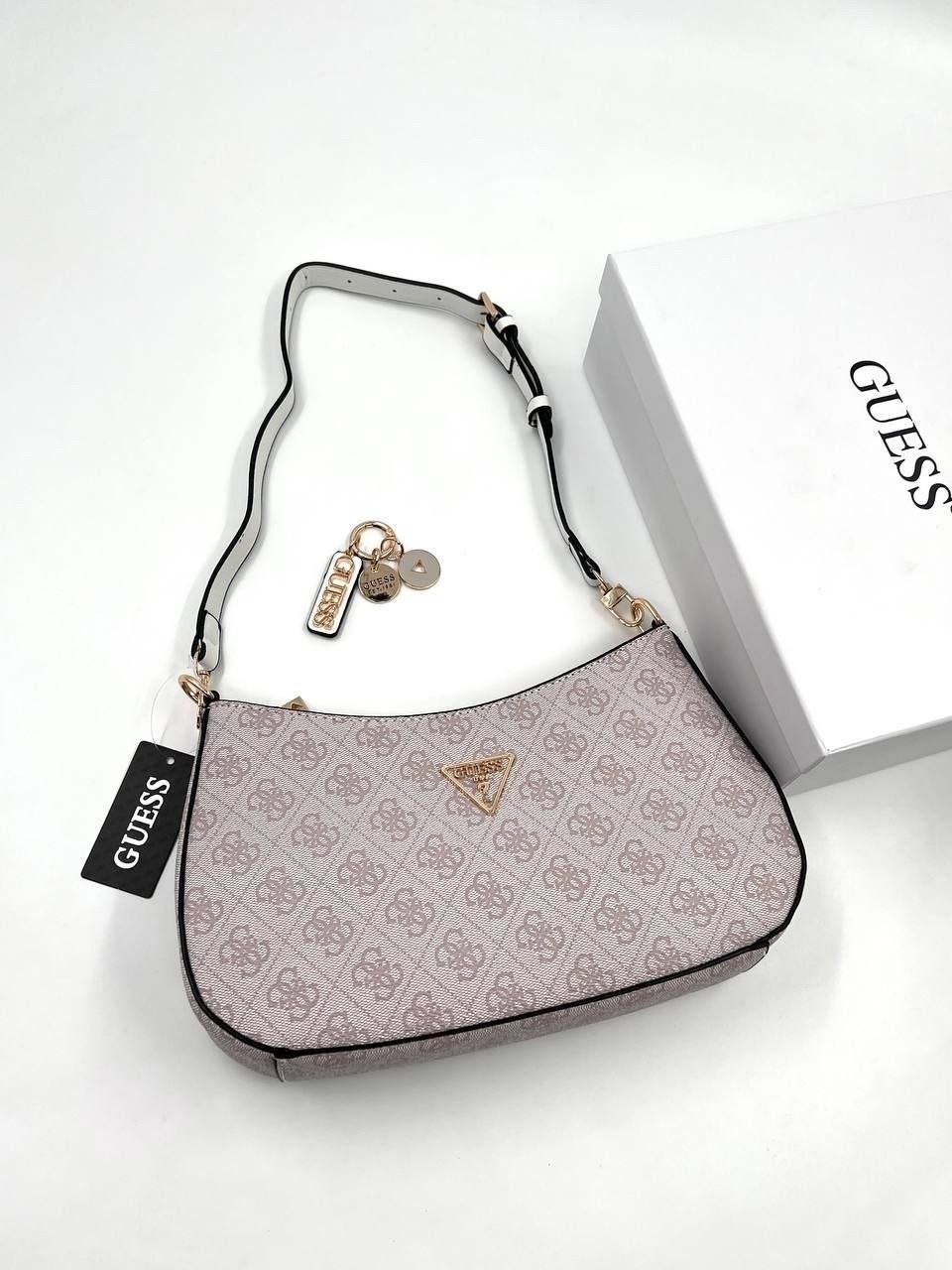 сумка женская guess hwsg8778720 бледно-серая,сумка женская guess арт. 11716853,сумка женская через плечо guess,сумка guess,сумка женская guess