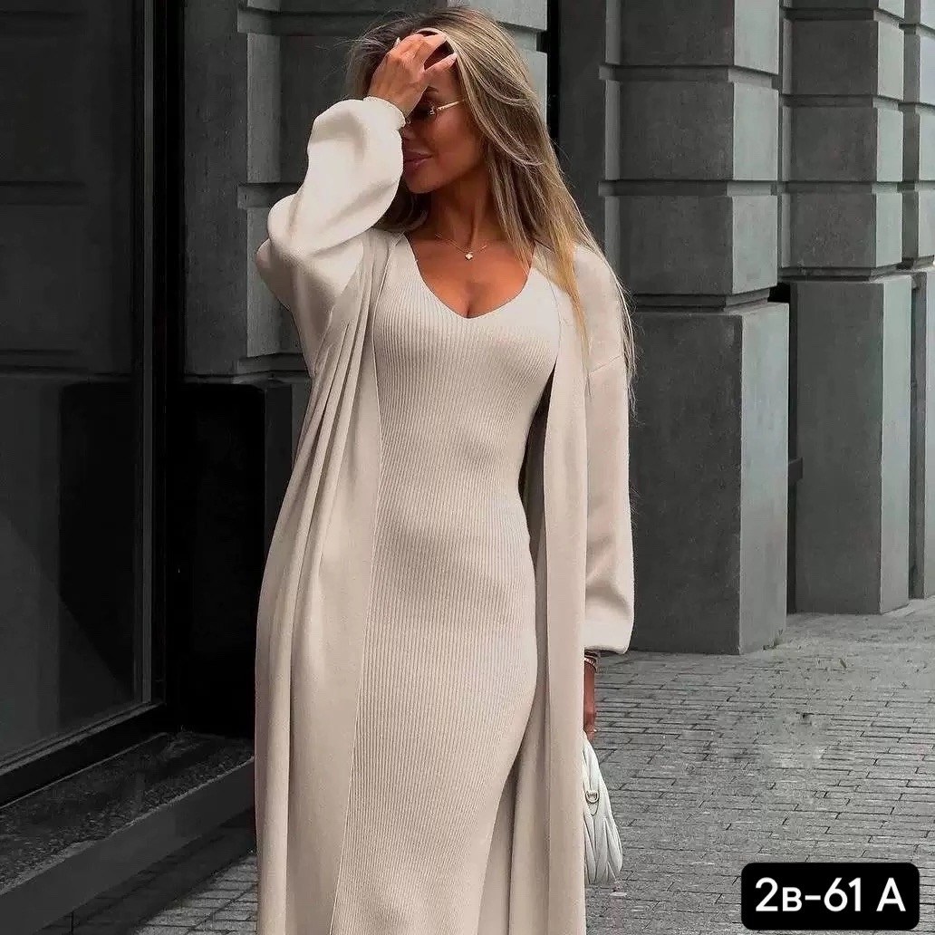 комплект кардиган длинный оверсайз и платье top.baby.girl,платье длинное трикотажное,платье кардиган,платье лапша с кардиганом,платье лапша длинное и кардиган