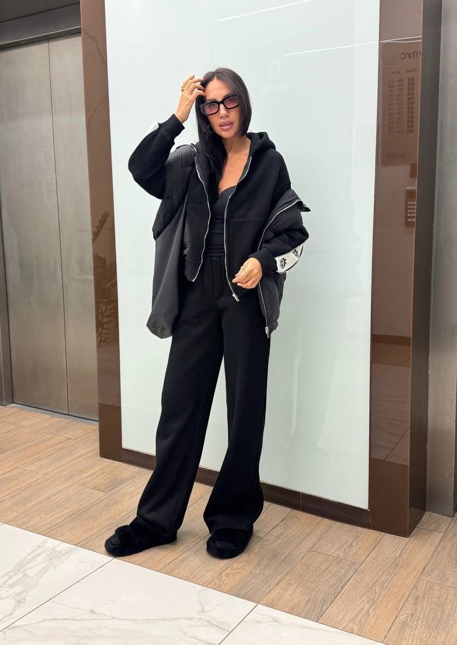 miu miu женский чёрный костюм тройка,костюм тройка miu miu,стильные костюмы,костюм спортивный женский,женский теплый костюм тройка miu miu