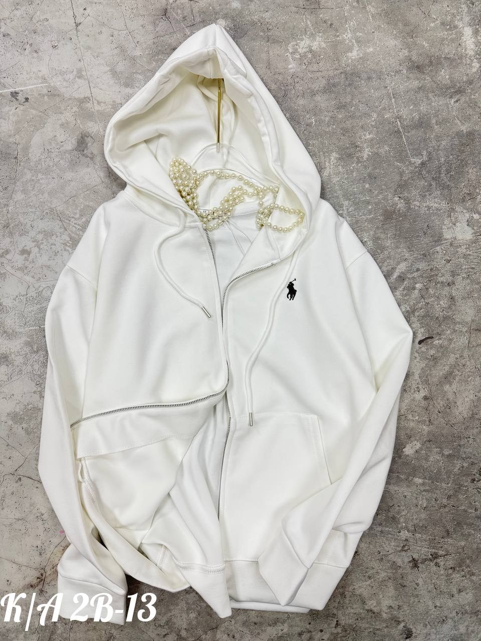 зип худи укороченное оверсайз на молнии,zip hoodie ralph lauren white,женская кофта,кофта модная,зип худи укороченное оверсайз на молнии белый