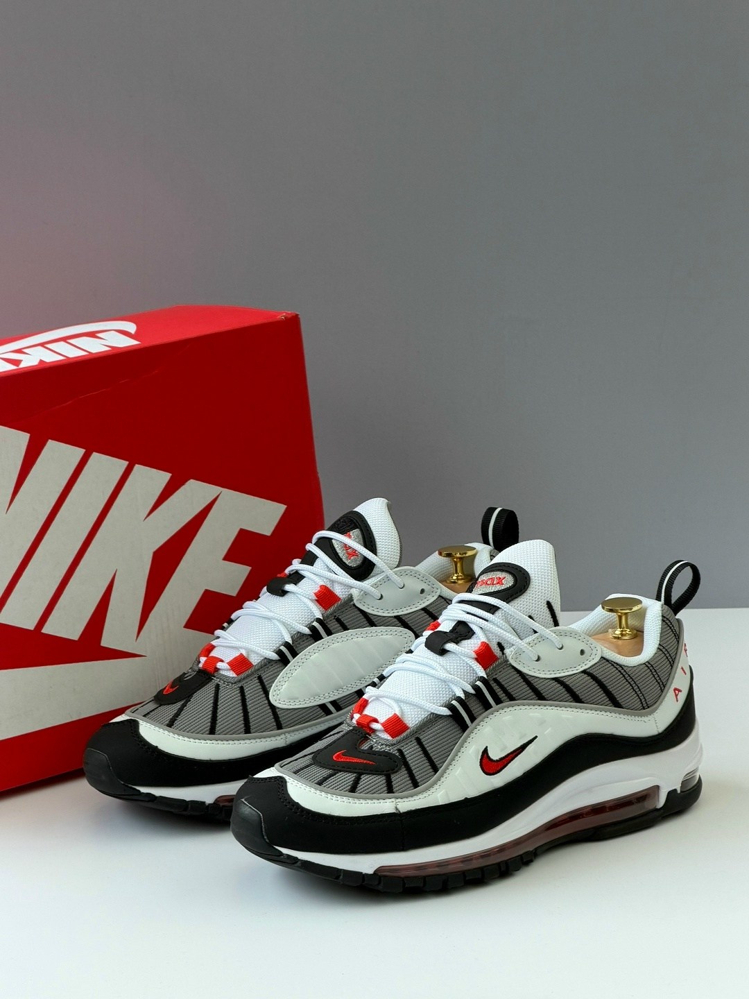 nike air max 98,nike air max 98 solar red,nike air max 98 white,кроссовки,air max 98