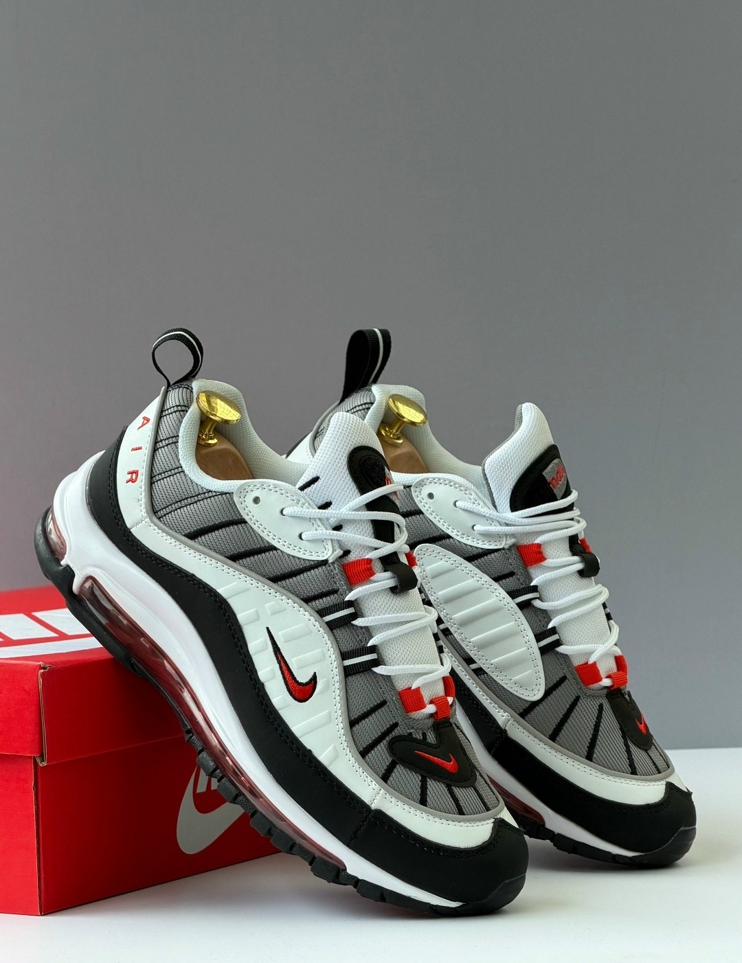 nike air max 98,nike air max 98 solar red,nike air max 98 white,кроссовки,air max 98