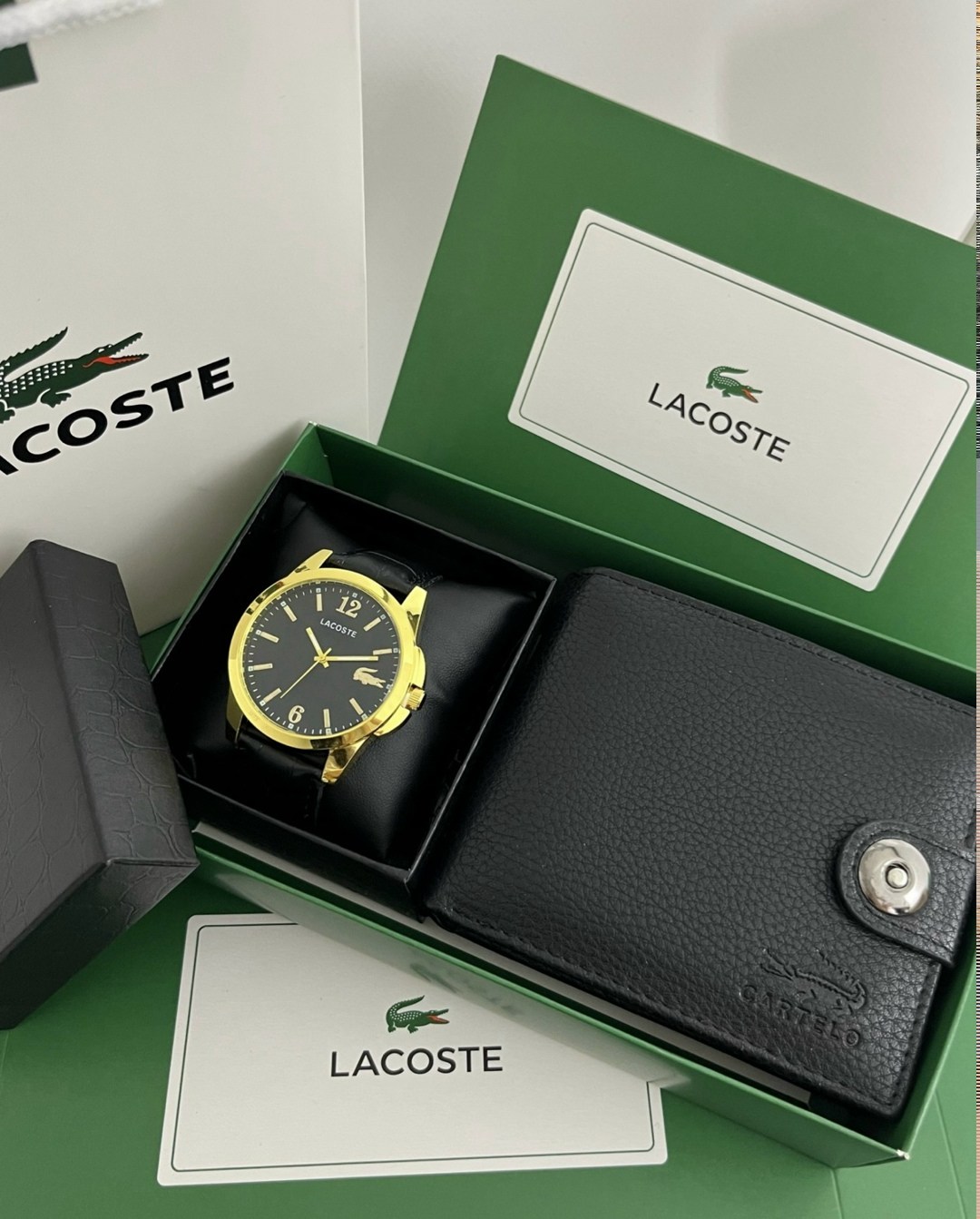 подарочный набор lacoste,часы для мужчин,подарочный набор мужской,lacoste портмоне,подарочные наборы с часами от lacoste