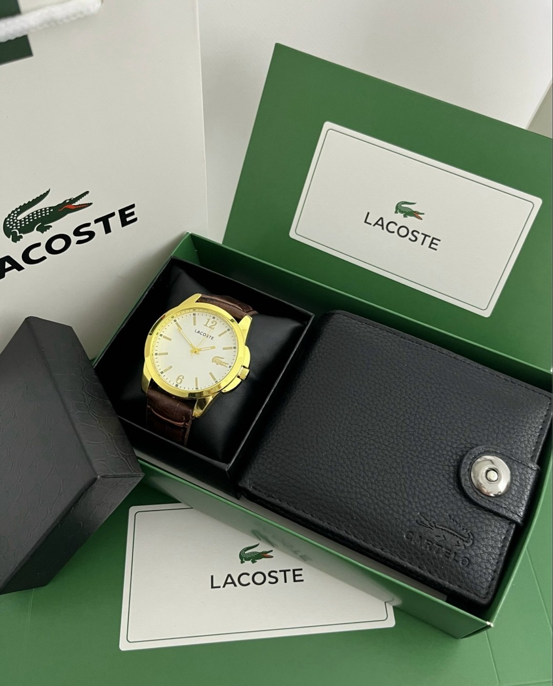 подарочный набор lacoste,часы для мужчин,подарочный набор мужской,lacoste портмоне,подарочные наборы с часами от lacoste