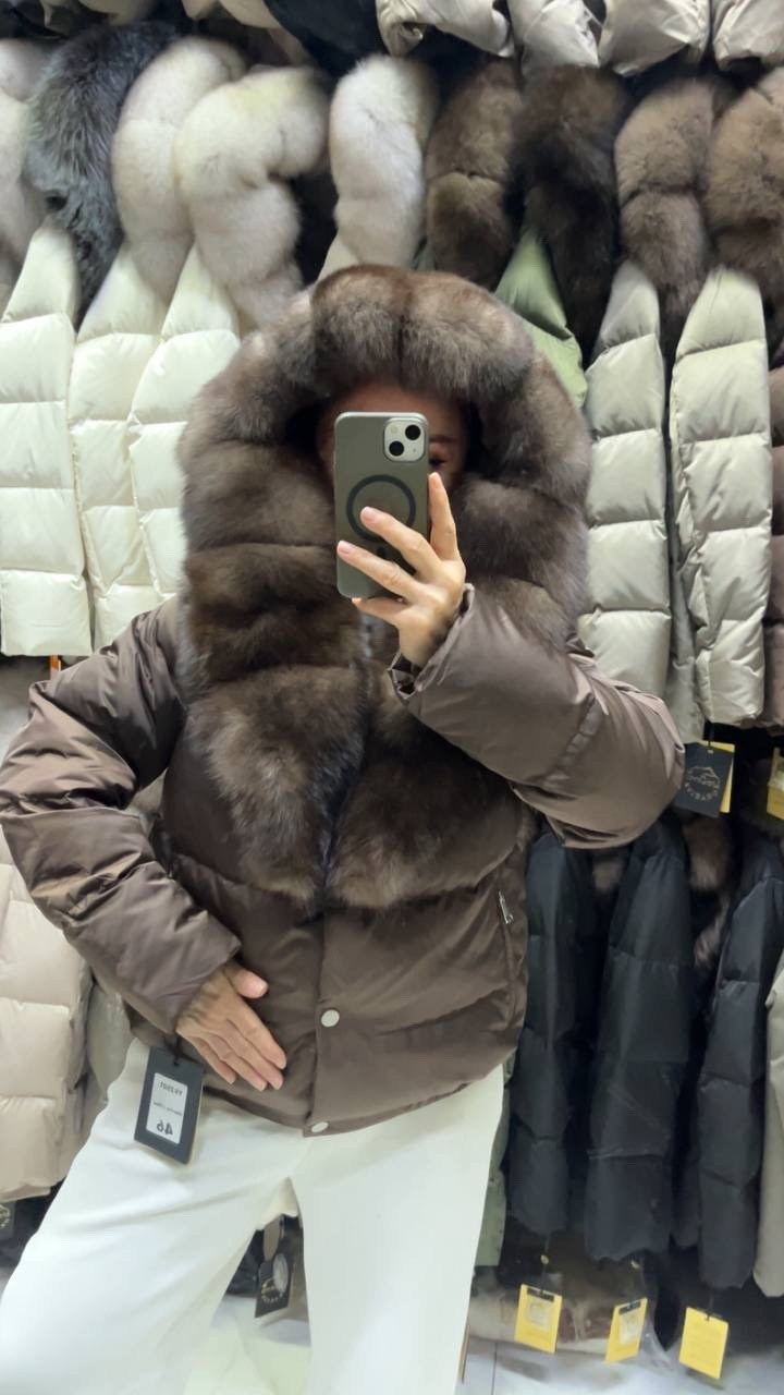 куртки зимние,пуховик с натуральным мехом,пуховики с мехом,пуховик,пуховик зимний женский