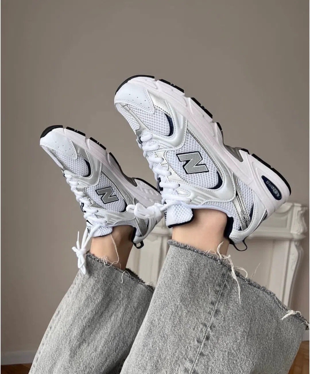 кроссовки new balance 530,кроссовки new balance 530 white silver,кроссовки new balance 530 женские,кроссовки белые летние new balance 530,женские кроссовки new balance